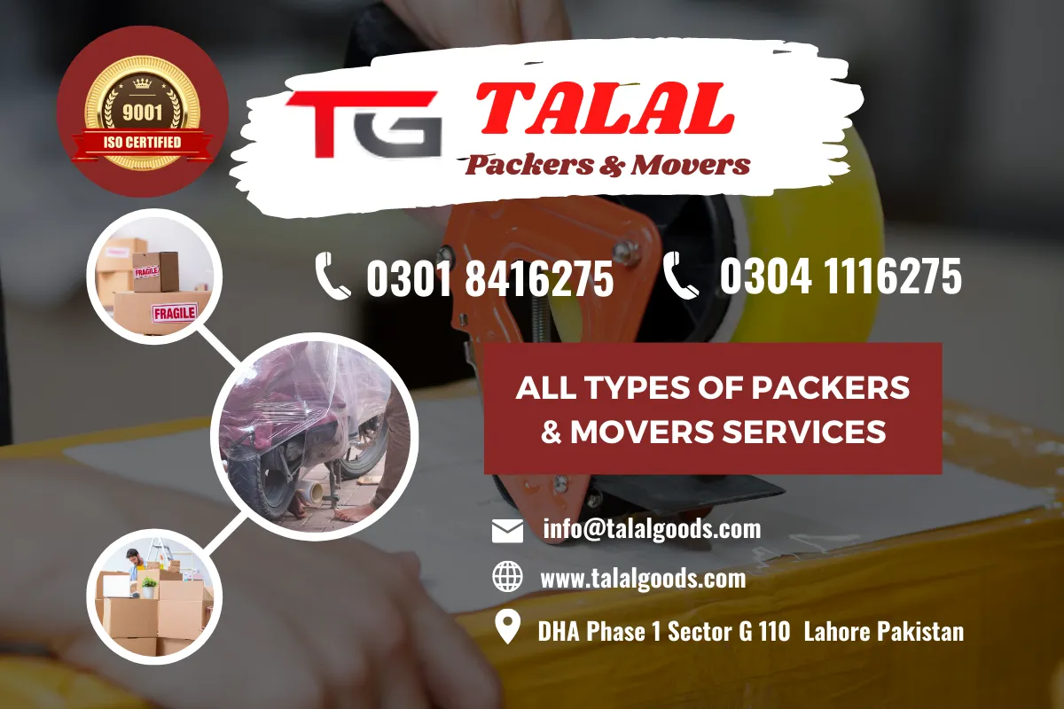 Talal House moving services company in Faisalabad